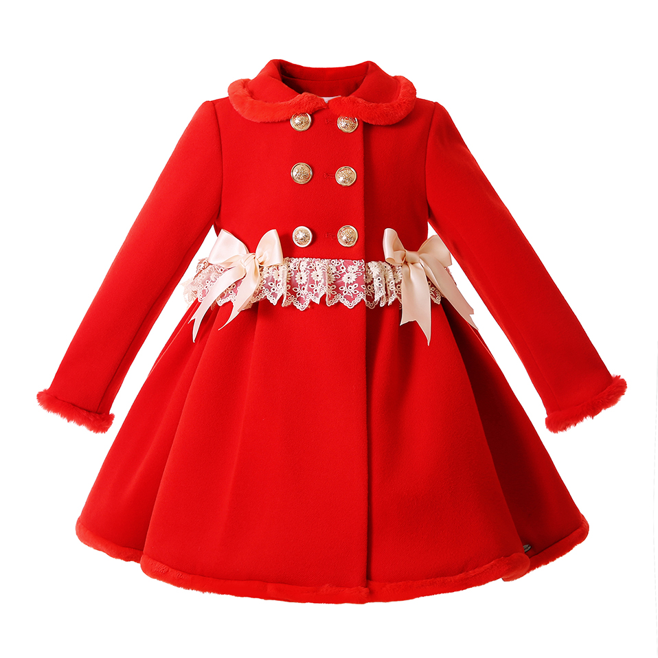 Winter Clothing For Toddlers - ペティガール 新しいクリスマス幼児用冬用赤いジャケットコート キッズガールズアウターウェア衣類 年齢2 3 4