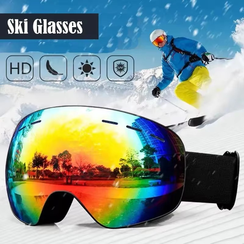 Snow Goggle Uv - アウトドアスポーツスキーゴーグル UV 保護冬男性女性スノースポーツ防曇眼鏡スノーボードスキーメガネスノースポーツ