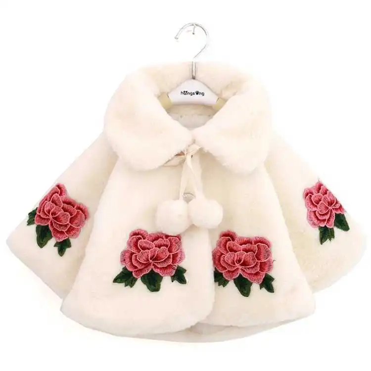 Winter Clothing For Toddlers - 子供のための毛皮の模造ポンチョ,女の子のためのマント,幼児のためのケープジャンパー,子供のためのカーディガン服,春,秋