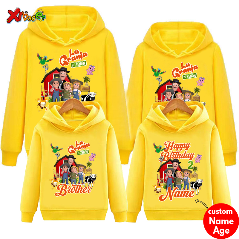 Winter Clothing For Toddlers - ファームTシャツ,お誕生日おめでとうTシャツ,お揃いのスウェットシャツ,子供服,カスタム名
