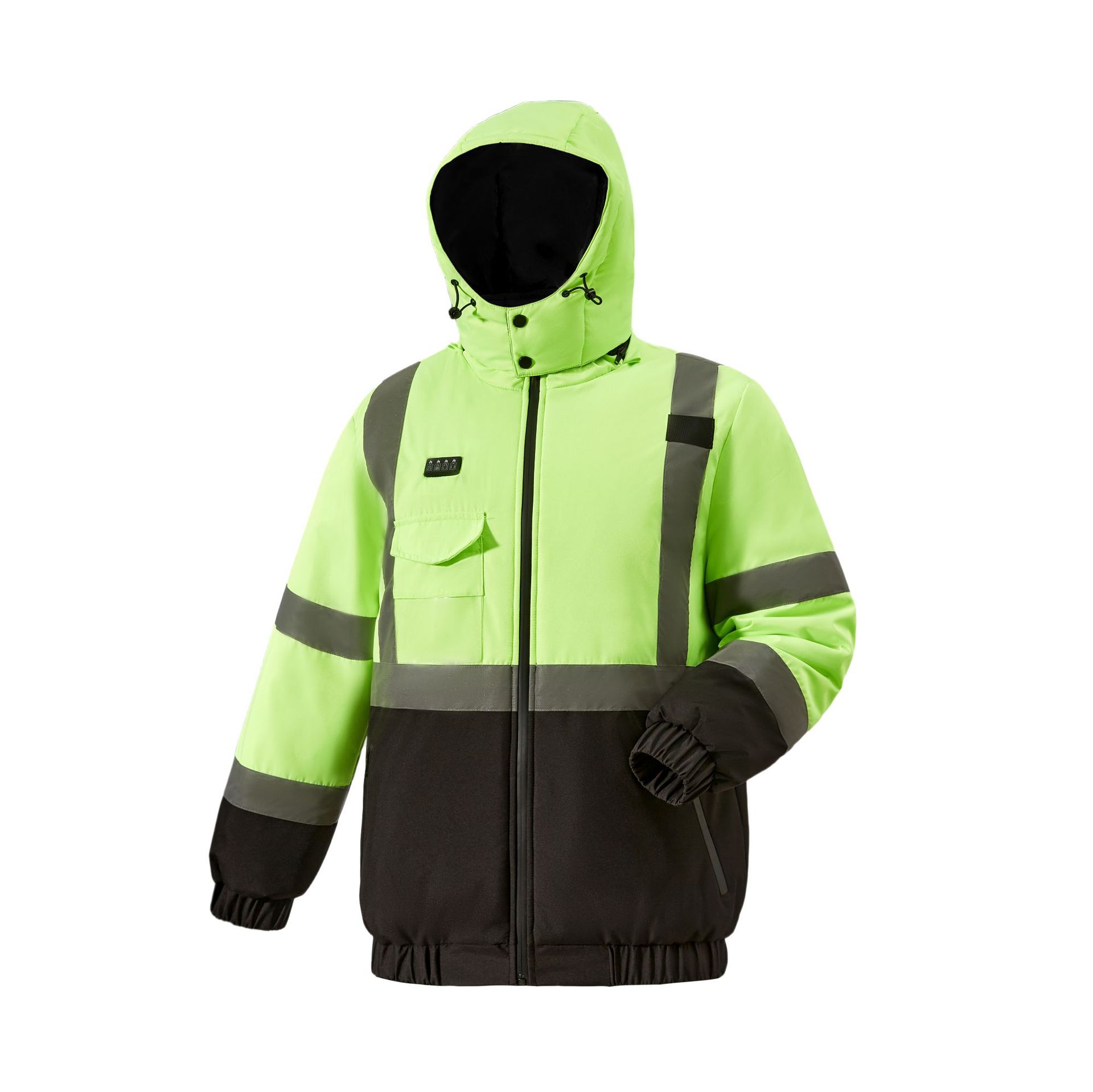 29 エリア加熱綿ジャケット冬用防寒厚手反射ストリップ付き綿 - Winter Clothing Articles のレビューと価格
