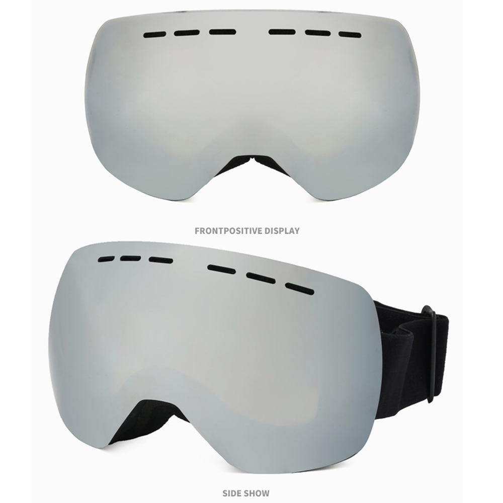新しい男性スキーゴーグル二重層防曇 UV400 スノーボード - Snow Goggle Uv のレビューと価格