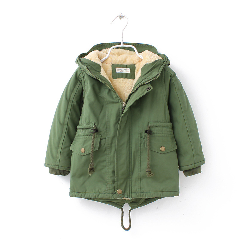 冬の子供服プラスベルベット厚み暖かいジャケット女の子のための - Winter Clothing For Toddlers のレビューと価格