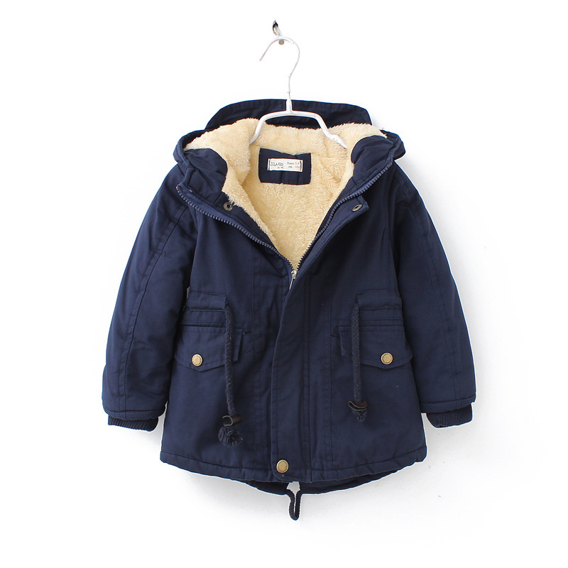 冬の子供服プラスベルベット厚み暖かいジャケット女の子のための - Winter Clothing For Toddlers のレビューと価格