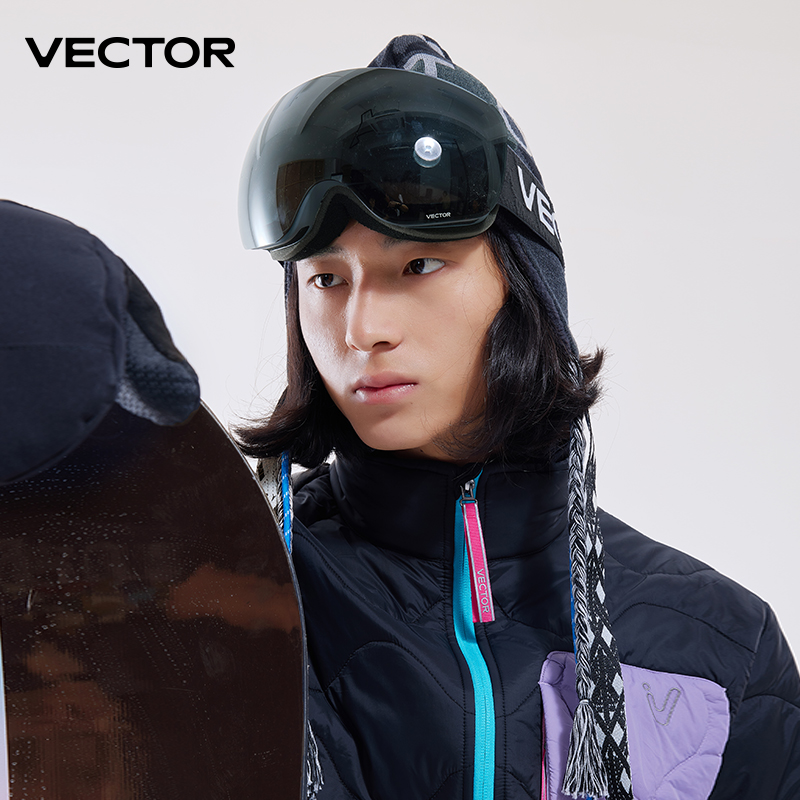 ベクトル OTG スキースノーボードゴーグル女性男性スキーア - Snow Goggle Uv のレビューと価格