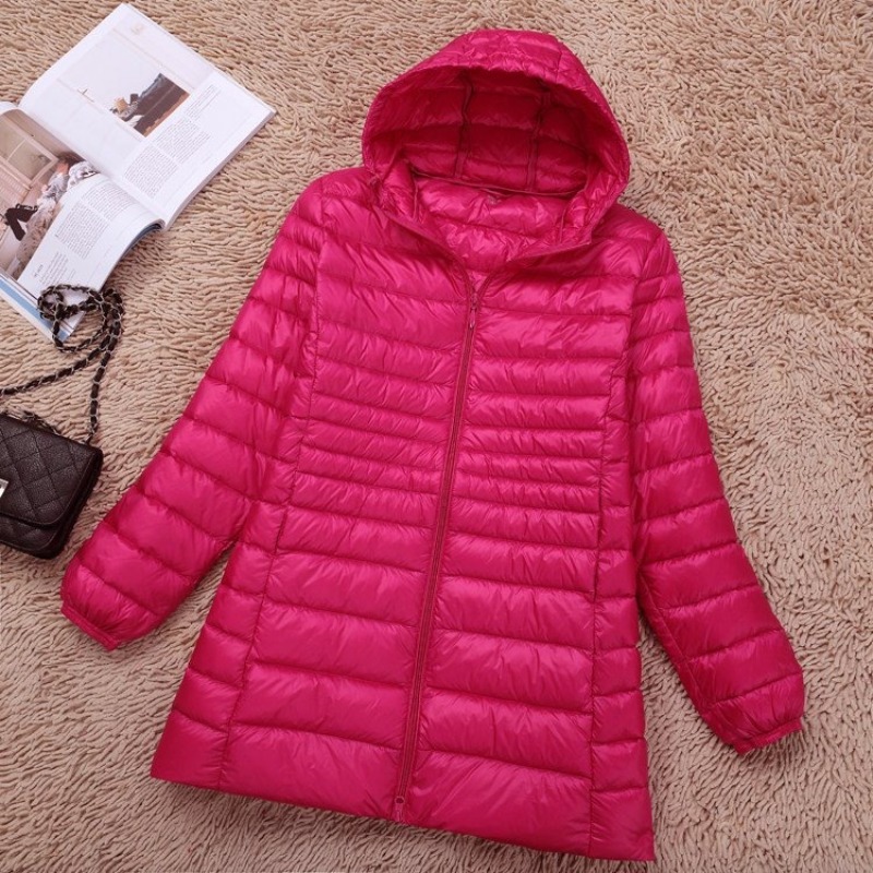 プラスサイズ 5XL 6XL 7XL 女性のフード付きパファ - Winter Clothing Color のレビューと価格