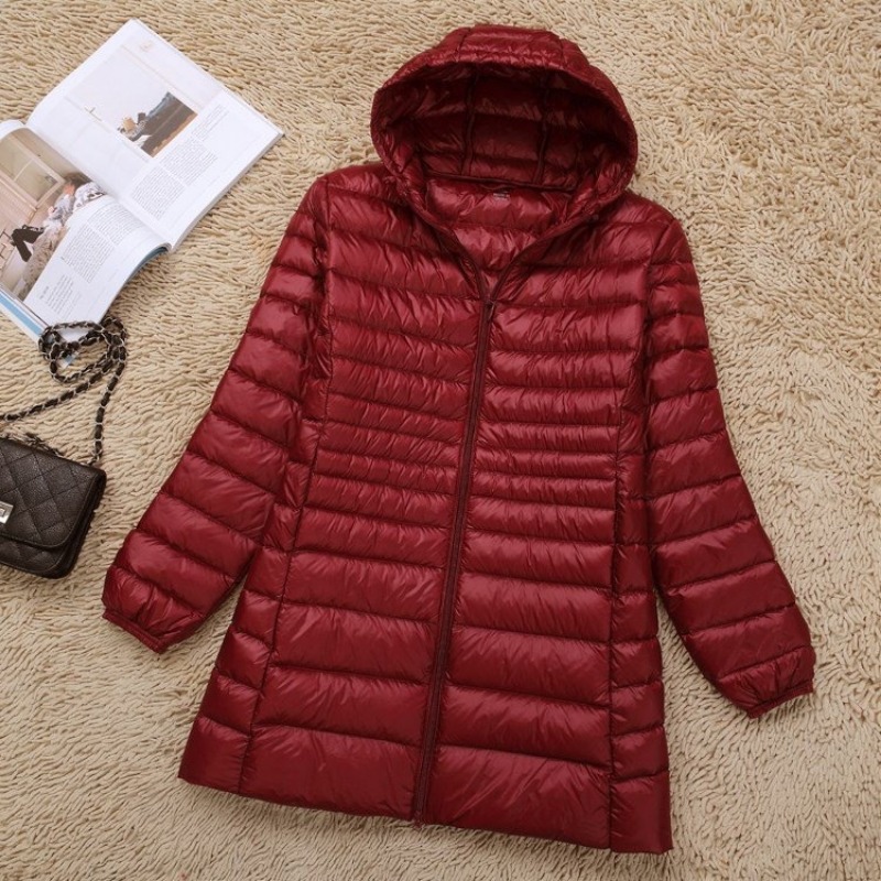プラスサイズ 5XL 6XL 7XL 女性のフード付きパファ - Winter Clothing Color のレビューと価格