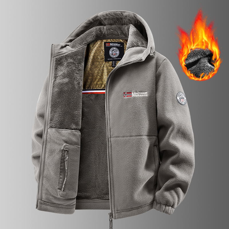 男性加熱ジャケット冬ポーラーフリースジャケット男性サーマルフ - Windproof Jacket Softshell のレビューと価格
