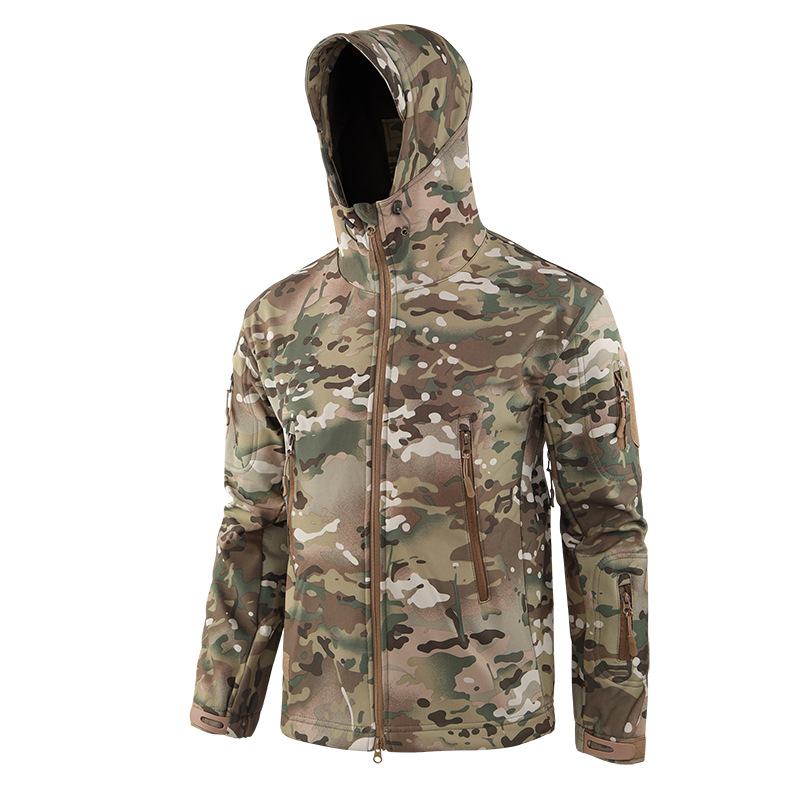 タクティカル・トム メンズ アウトドア・アドベンチャー迷彩セ - Windproof Jacket Softshell のレビューと価格