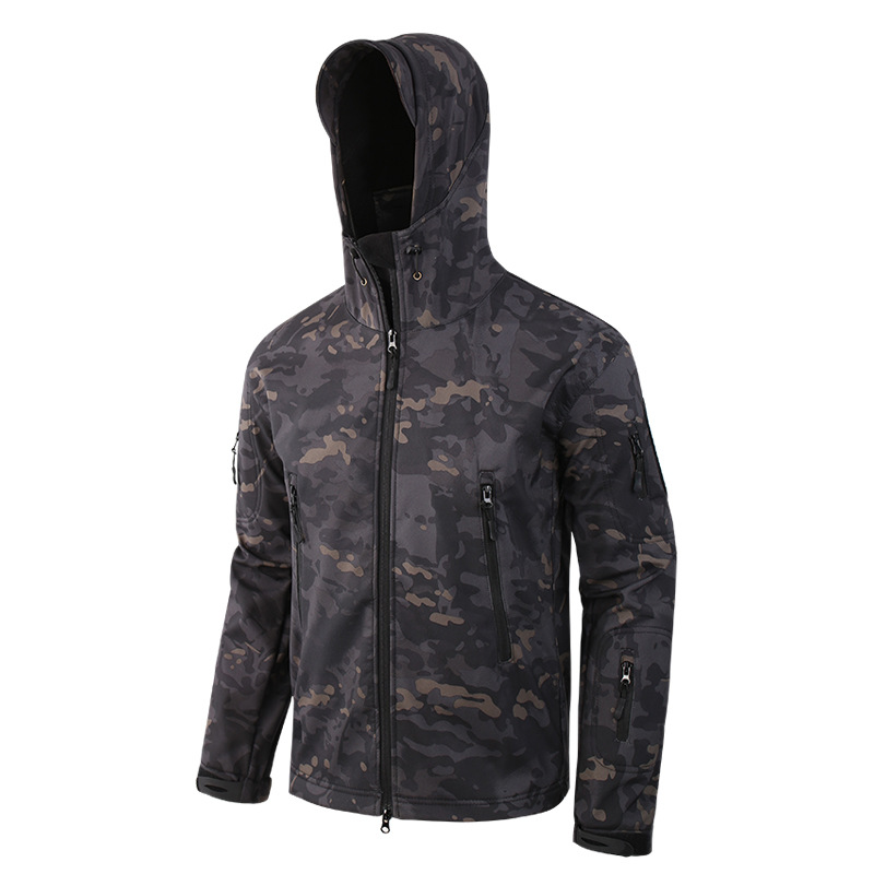 タクティカル・トム メンズ アウトドア・アドベンチャー迷彩セ - Windproof Jacket Softshell のレビューと価格