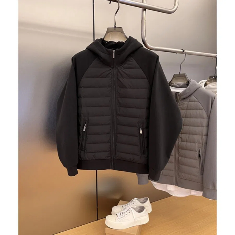 メンズ長袖フード付きスウェットシャツ,暖かいジャケット,韓国 - Winter Clothing Trends のレビューと価格