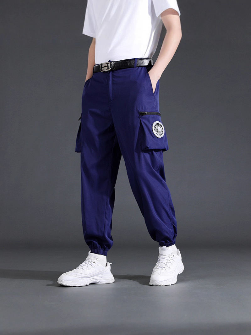 夏用冷却エアコンパンツ男性用屋外高温熱中症予防作業ズボンUS - Winter Clothing Work のレビューと価格
