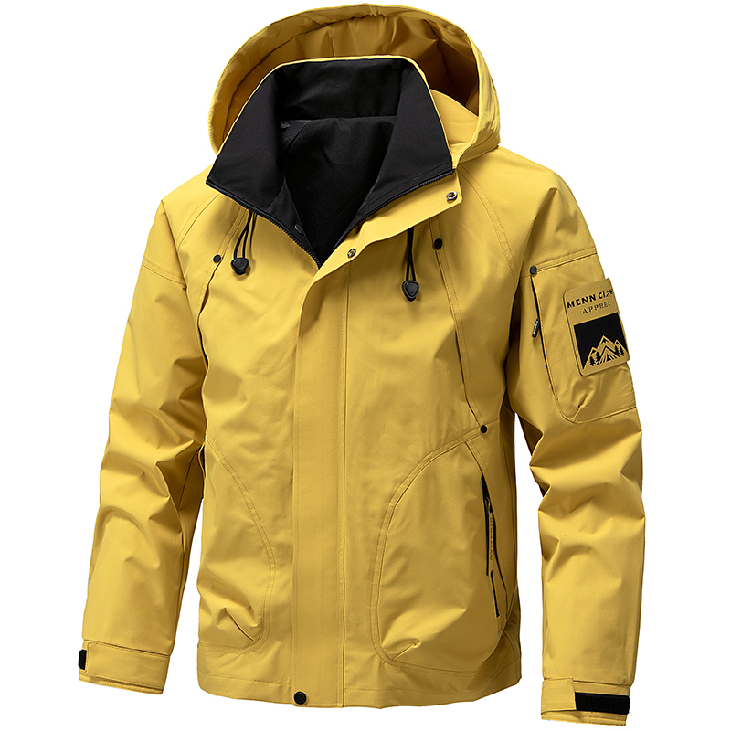 2026 春防水フード付きジャケット男性屋外ソフトシェルジッ - Windproof Jacket Softshell のレビューと価格