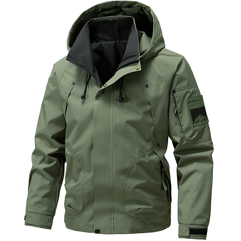 2026 春防水フード付きジャケット男性屋外ソフトシェルジッ - Windproof Jacket Softshell のレビューと価格
