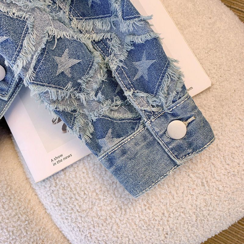 レディースデニムコート ラウンドネックジャケット Y2K ス - Winter Clothing Work のレビューと価格