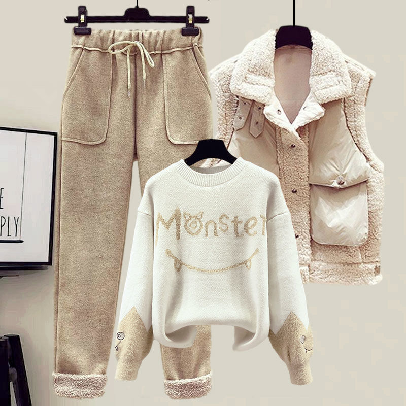 2024 冬の新カシミヤベストコート刺繍ニットセーターカジュ - Winter Clothing Sales のレビューと価格