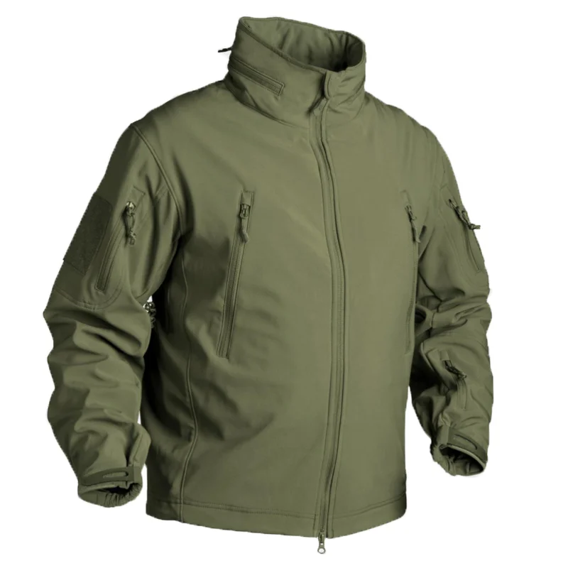 男性の冬秋ソフトシェルフリースジャケット防水 Trainin - Windproof Jacket Softshell のレビューと価格