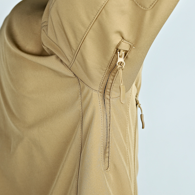 男性の冬秋ソフトシェルフリースジャケット防水 Trainin - Windproof Jacket Softshell のレビューと価格