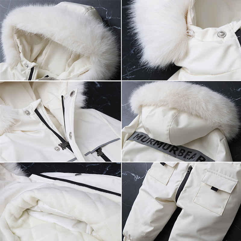 子供用防水フード付きジャンプスーツ,スキースーツ,オーバーオ - Winter Clothing For Toddlers のレビューと価格
