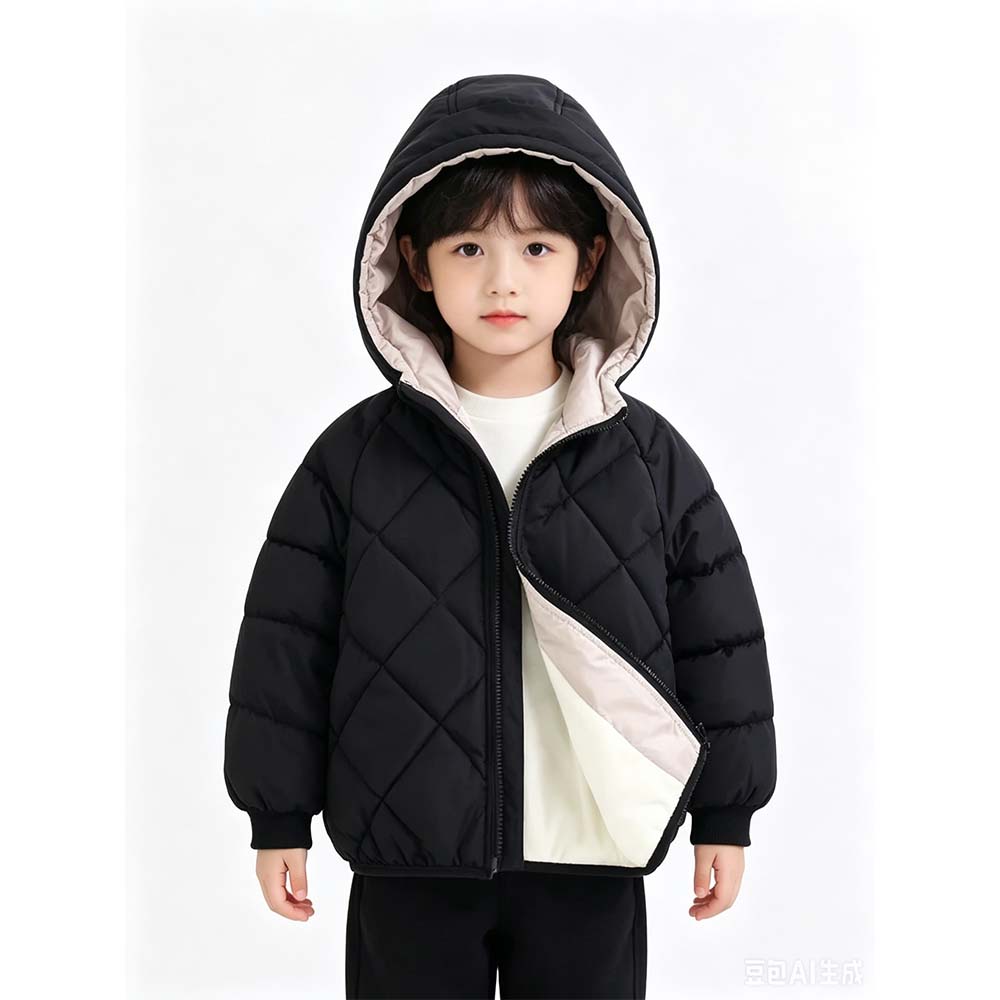 カジュアルベビーガールズ冬服キッズライトダウンコートフード付 - Winter Clothing For Toddlers のレビューと価格