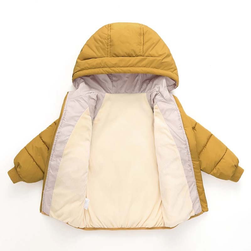 カジュアルベビーガールズ冬服キッズライトダウンコートフード付 - Winter Clothing For Toddlers のレビューと価格