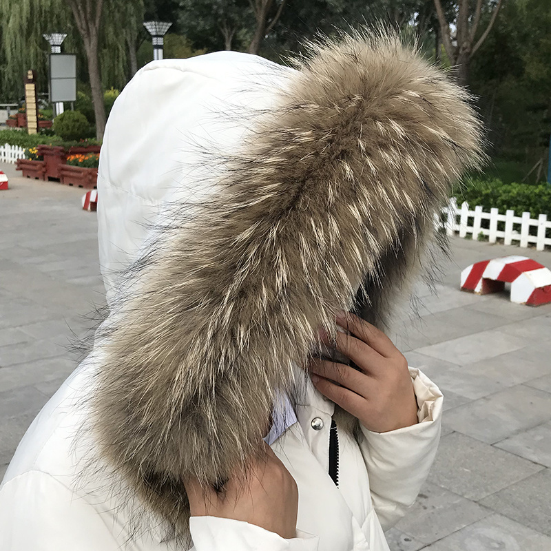 女性用の本物の毛皮の襟,冬用の女性用コートパーカー,アライグ - Winter Clothing Color のレビューと価格