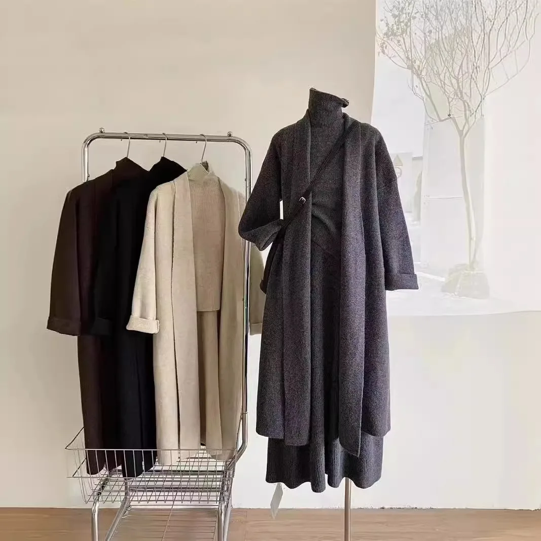 3 点セット女性ロングセーターベスト 2025 ジャンパード - Winter Clothing Sales のレビューと価格