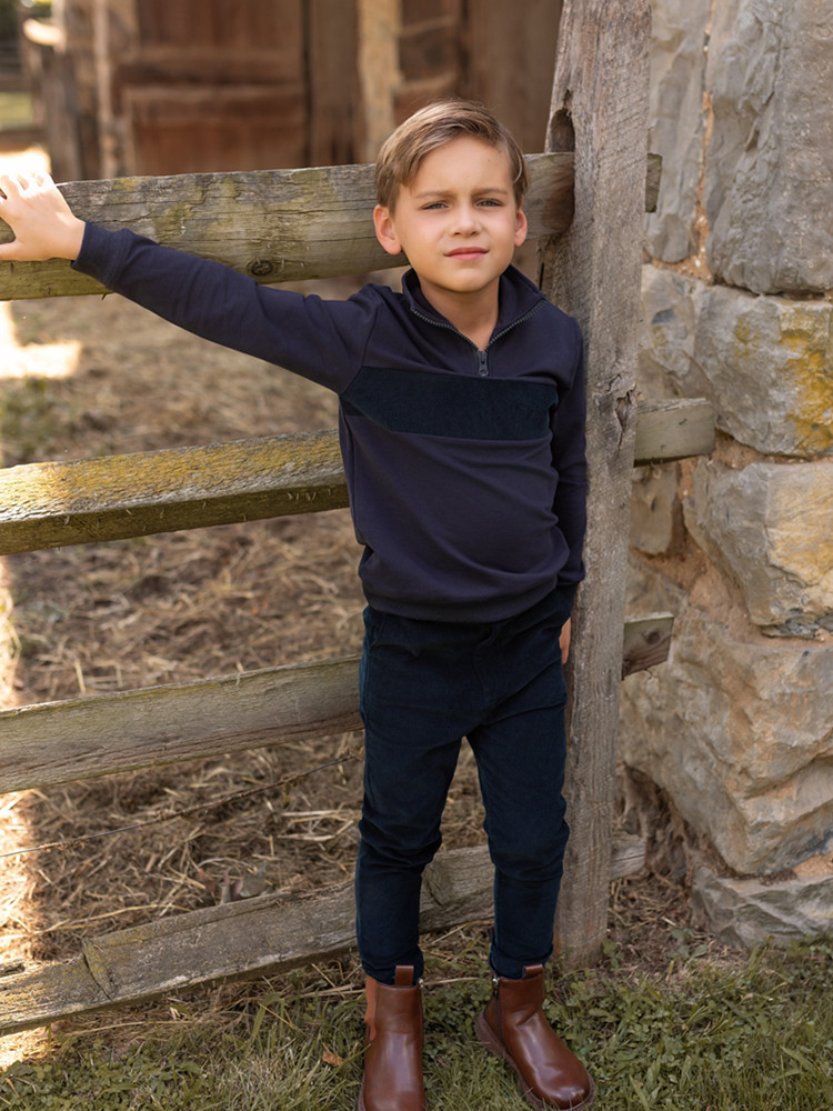 AP 2025 AW コーデュロイコレクション ネイビーブル - Winter Clothing For Toddlers のレビューと価格