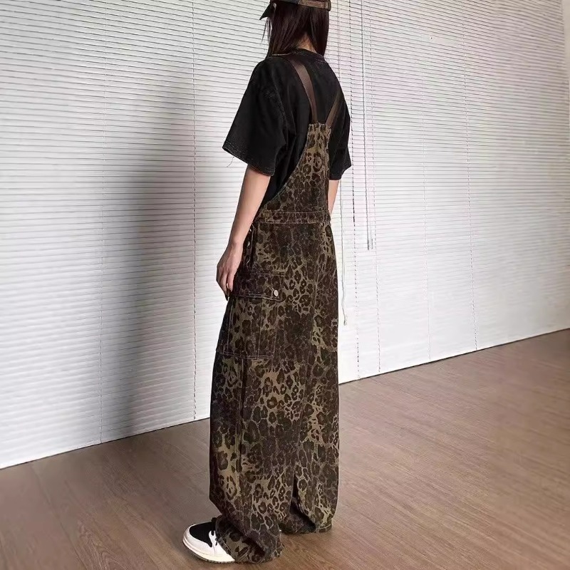 2026年新作 レディース レオパード柄 デニムオーバーオー - Winter Clothing Trends のレビューと価格
