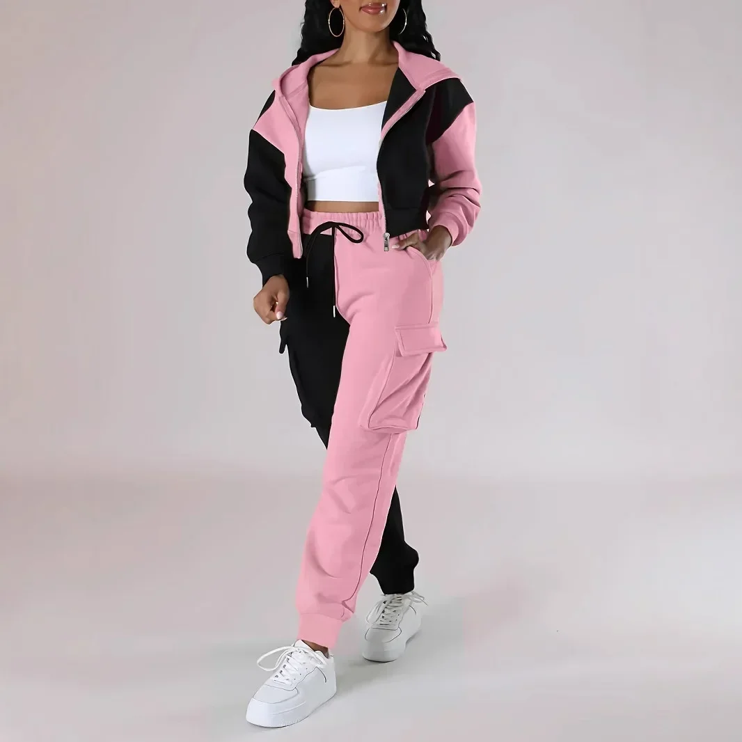 女性ルース秋冬 2 枚スーツマッチングセットパーカートラック - Winter Clothing Sales のレビューと価格