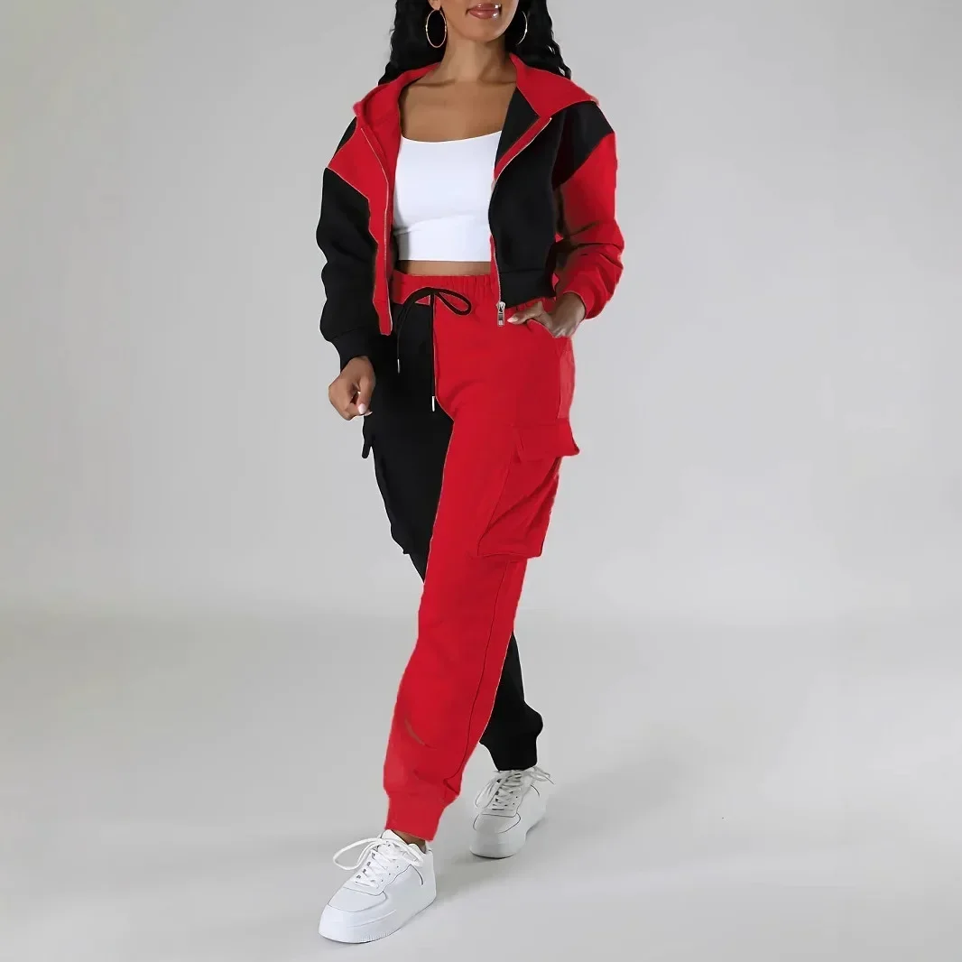 女性ルース秋冬 2 枚スーツマッチングセットパーカートラック - Winter Clothing Sales のレビューと価格