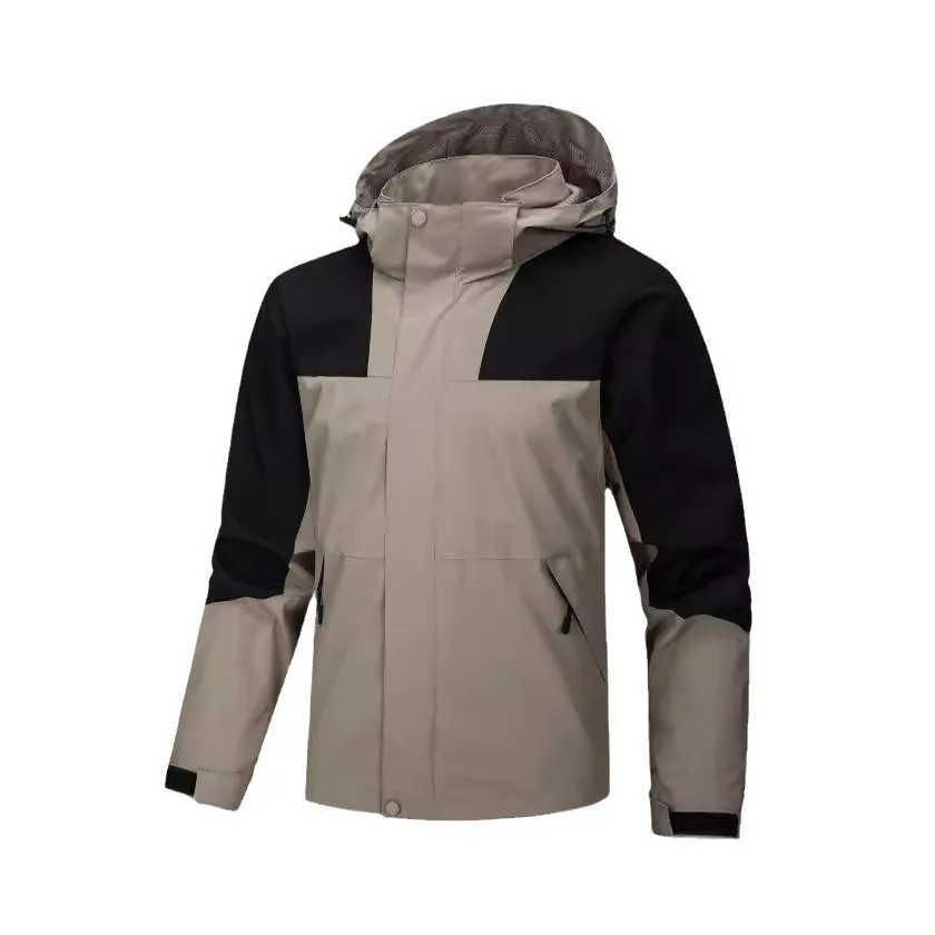 春キャンプコート男性防水フィールドハイキングジャケットソフト - Windproof Jacket Softshell のレビューと価格