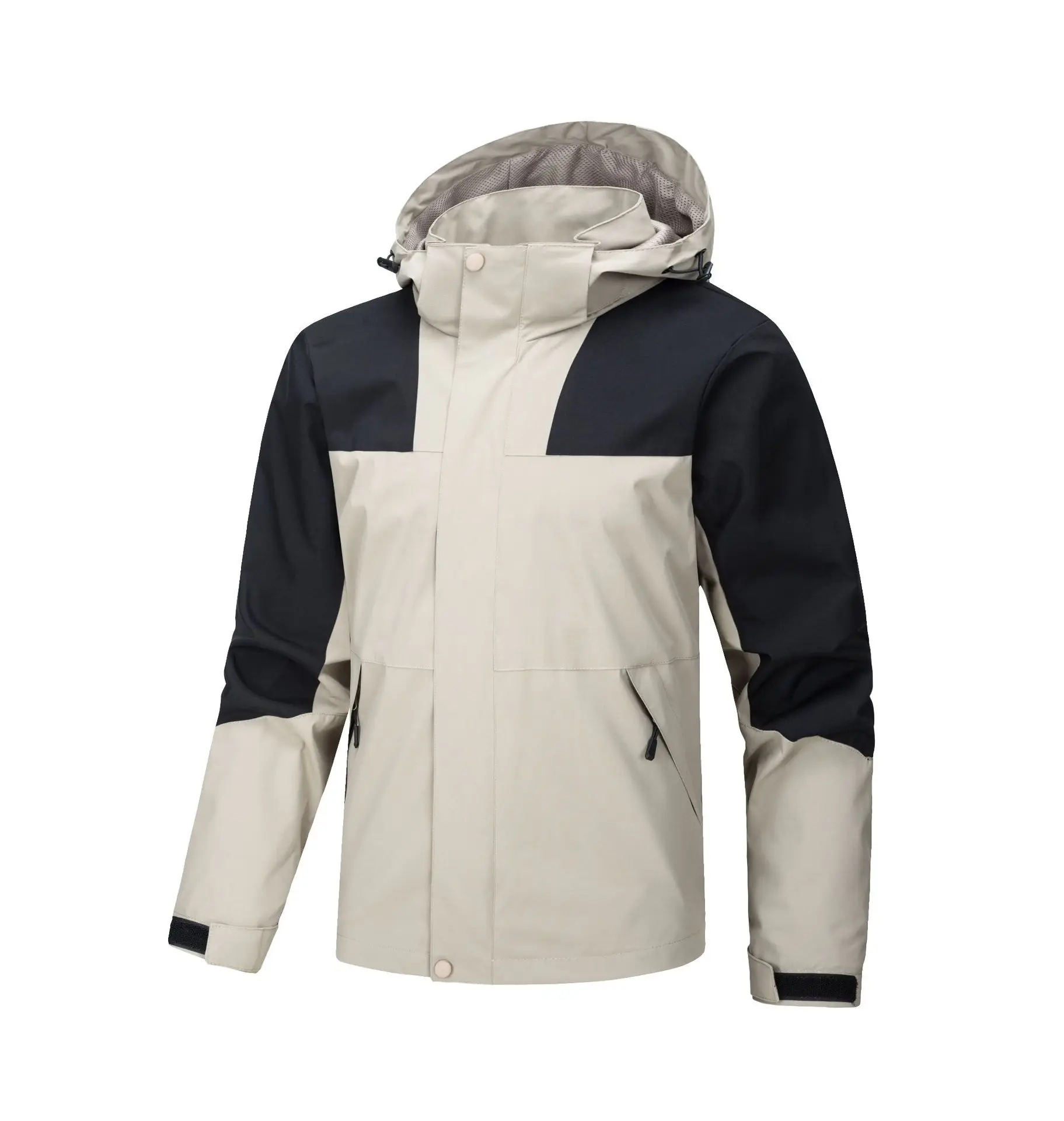 春キャンプコート男性防水フィールドハイキングジャケットソフト - Windproof Jacket Softshell のレビューと価格