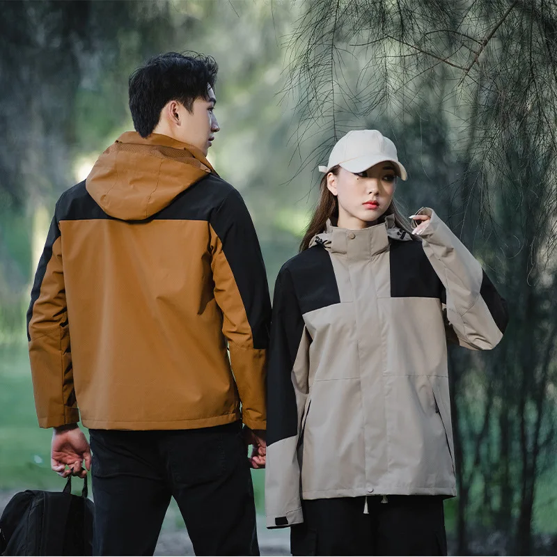 春キャンプコート男性防水フィールドハイキングジャケットソフト - Windproof Jacket Softshell のレビューと価格