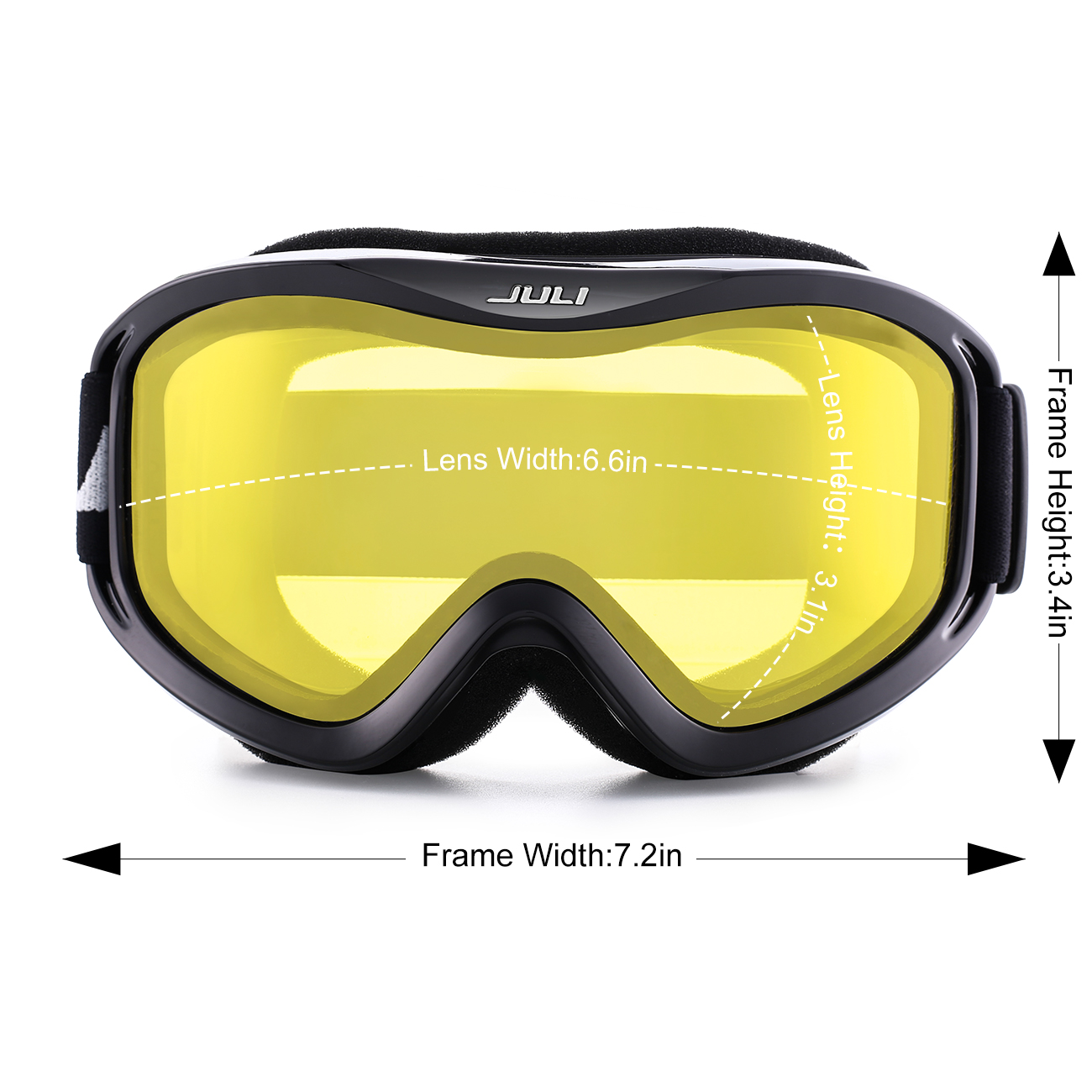 MAXJULI プロフェッショナル スキー ゴーグル 二重層 - Snow Goggle Uv のレビューと価格