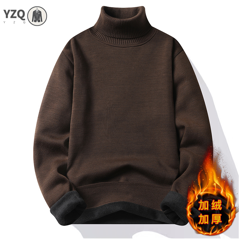 スウェットウェアメンズ抗ピリング高品質ニットタートルネックセ - Winter Clothing Trends のレビューと価格