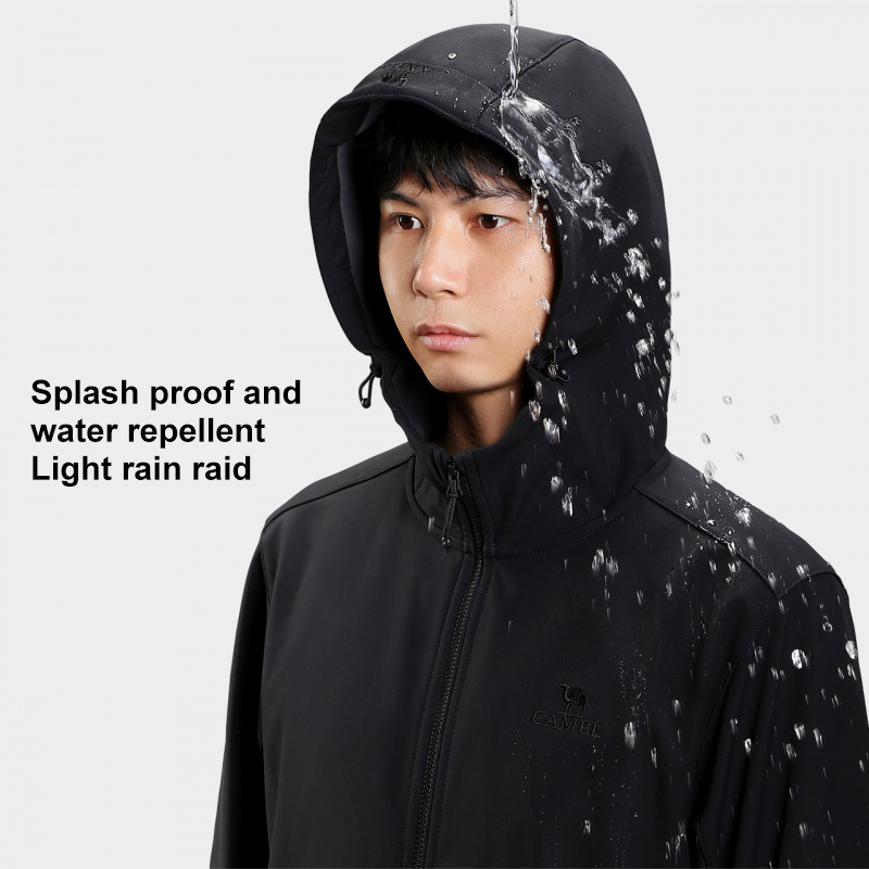 ゴールデンキャメル ハイキングジャケット メンズ ソフトシェ - Windproof Jacket Softshell のレビューと価格