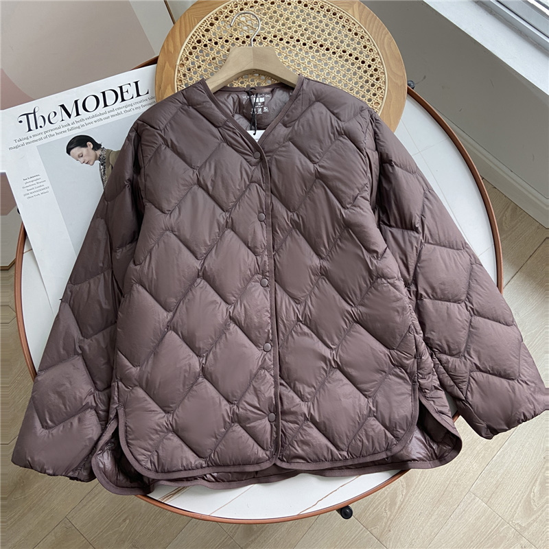 女性のカジュアルなルーズフィットジャケット,シンプルなボタン - Winter Clothing Color のレビューと価格