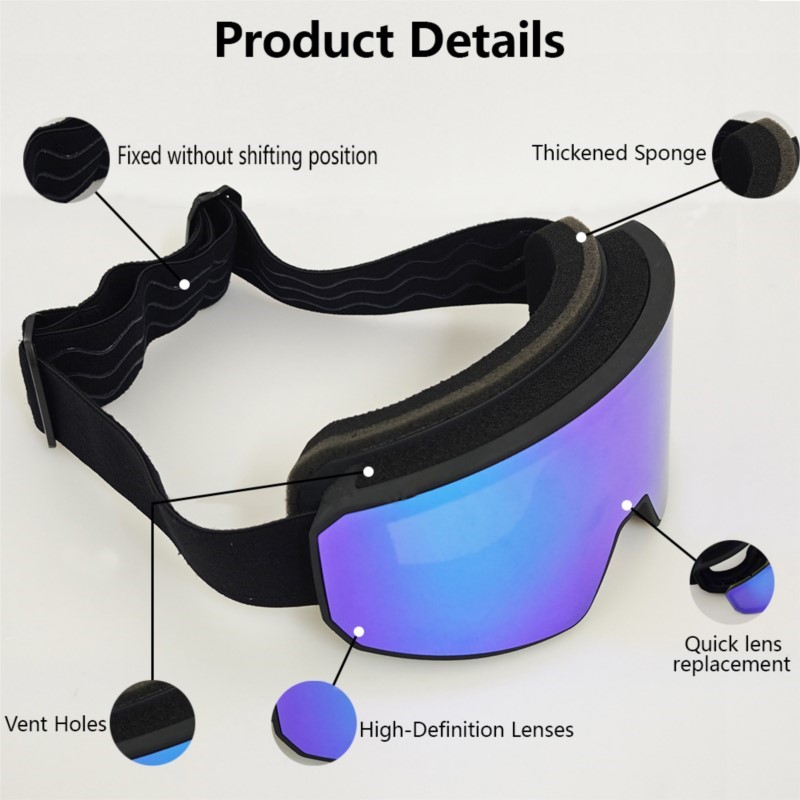全天候型アイプロテクターゴーグル、紫外線防止曇り止めレンズ、 - Snow Goggle Uv のレビューと価格