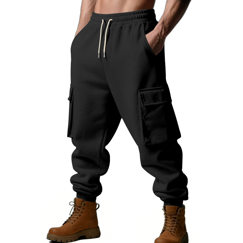 メンズカジュアル裏地付きワークパンツ秋冬スポーツレジャーロン - Winter Clothing Work のレビューと価格