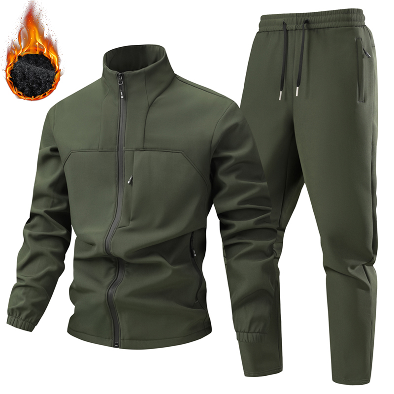 アウトドア防水シャークスキンタクティカルセット メンズ 厚手 - Windproof Jacket Softshell のレビューと価格