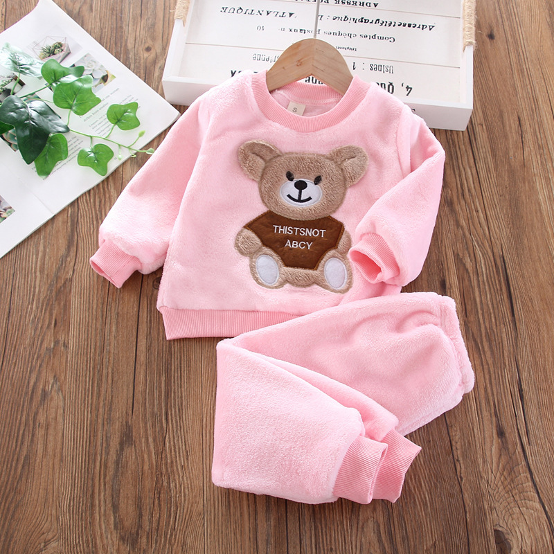 新しい冬の赤ちゃん女の子男の子ホームウェアセット秋のファッシ - Winter Clothing For Toddlers のレビューと価格