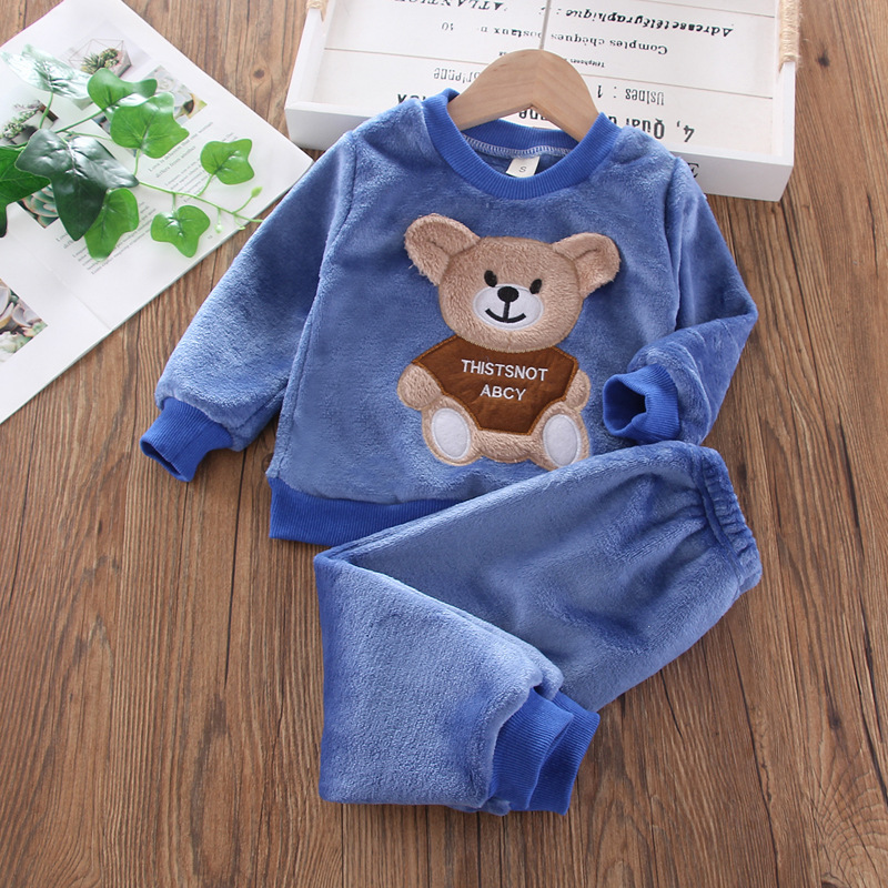 新しい冬の赤ちゃん女の子男の子ホームウェアセット秋のファッシ - Winter Clothing For Toddlers のレビューと価格