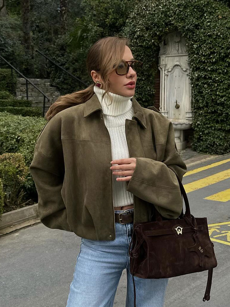 HH レディース ストリートファッション 無地 ルーズ スエ - Winter Clothing Color のレビューと価格