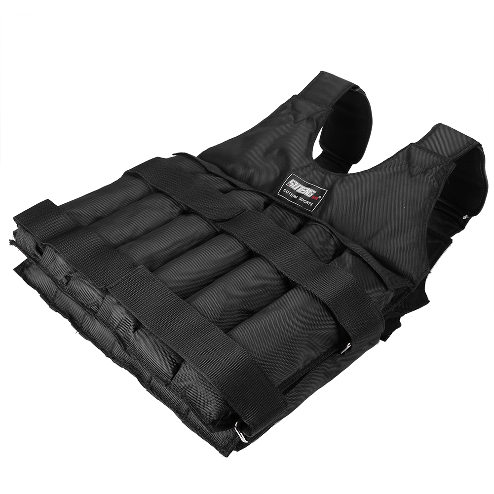 1 - 110LBS 調節可能な加重ベストランニングローディ - Winter Clothing Color のレビューと価格