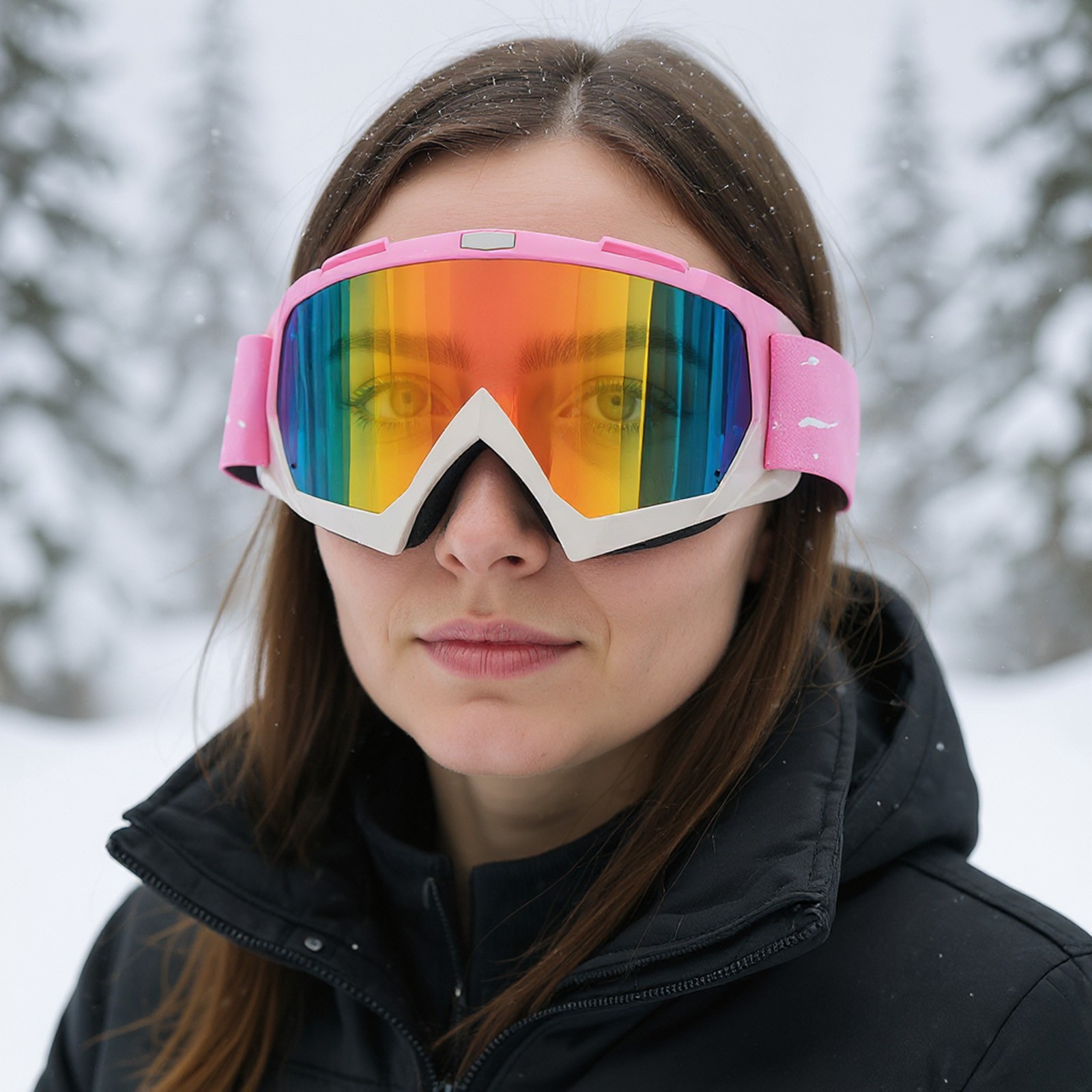 防風・防雪・UVカット・防曇 スキーゴーグル スキーマスク  - Snow Goggle Uv のレビューと価格