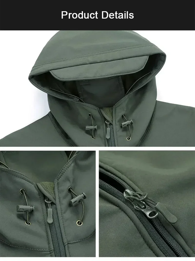 5XL 6XL CP 迷彩ソフトシェルアサルト、アウトドアス - Windproof Jacket Softshell のレビューと価格