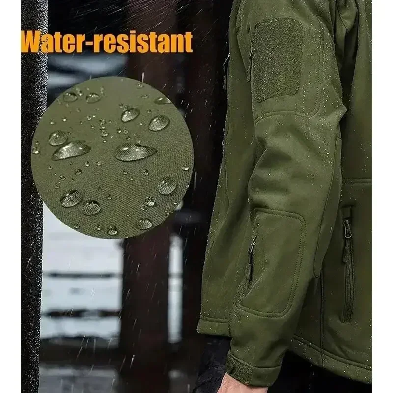 5XL 6XL CP 迷彩ソフトシェルアサルト、アウトドアス - Windproof Jacket Softshell のレビューと価格