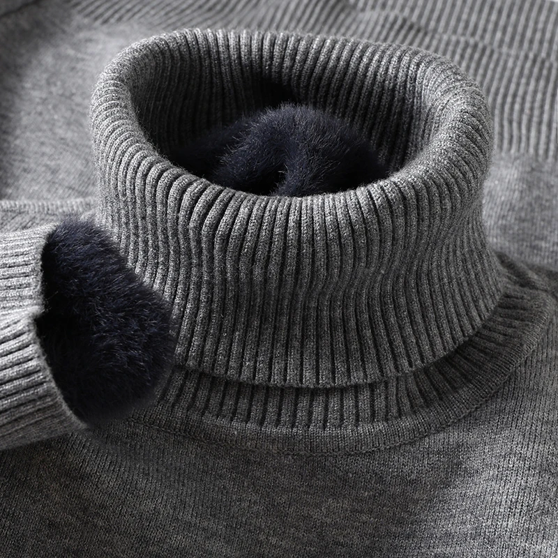 スウェットウェアメンズ抗ピリング高品質ニットタートルネックセ - Winter Clothing Trends のレビューと価格