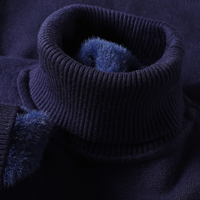 スウェットウェアメンズ抗ピリング高品質ニットタートルネックセ - Winter Clothing Trends のレビューと価格